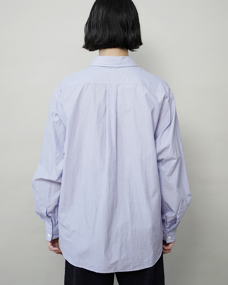 EXTRA WIDE - COMFORT SHIRT / BLUE | YAECA (MEN)(ヤエカ) | SHIRTS