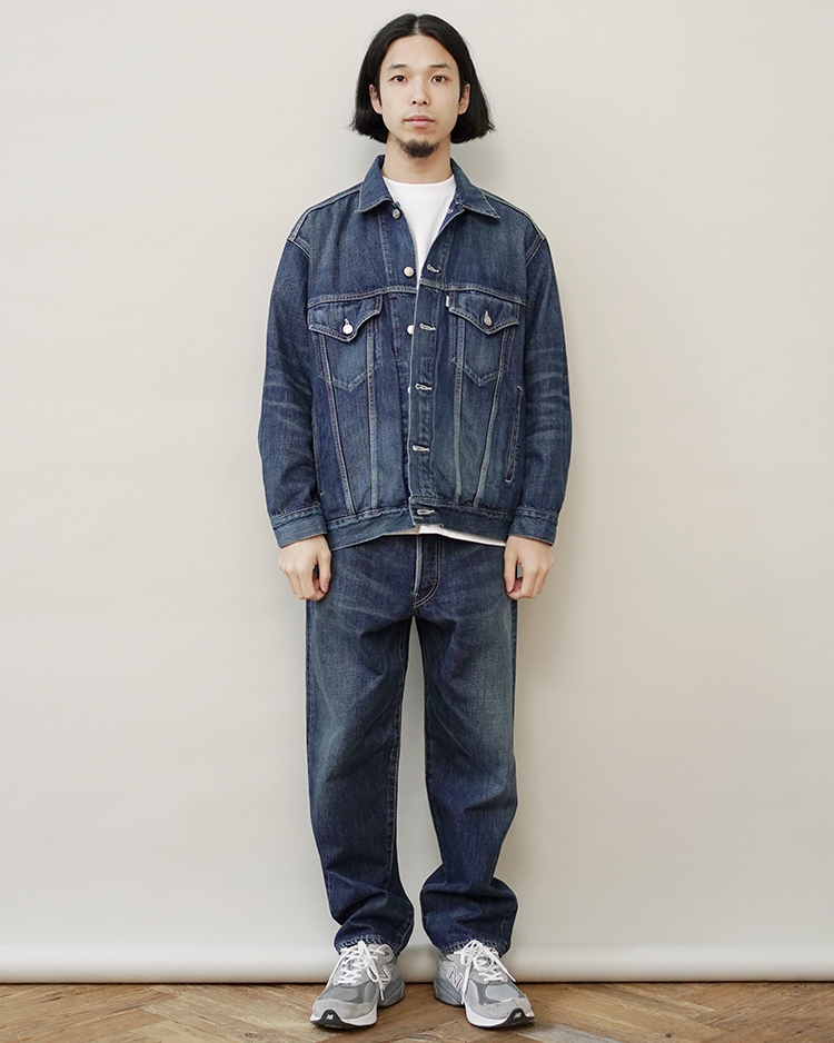 Selvage Denim Trucker Jacket / DARK FADE | Graphpaper (MEN)(グラフ ...