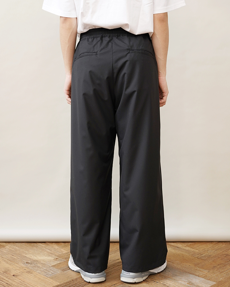 Fine Wool Tropical Easy Wide Pants グラフペーパー 12500円 - acadcr.com