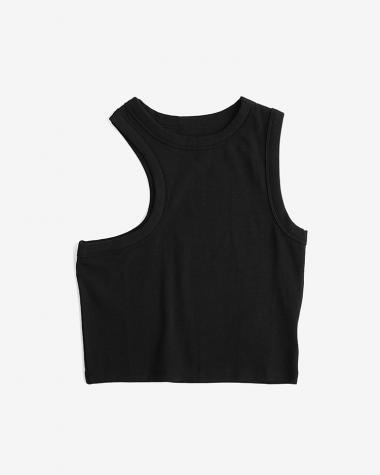  / Asymmetry Rib Tank / BLACK