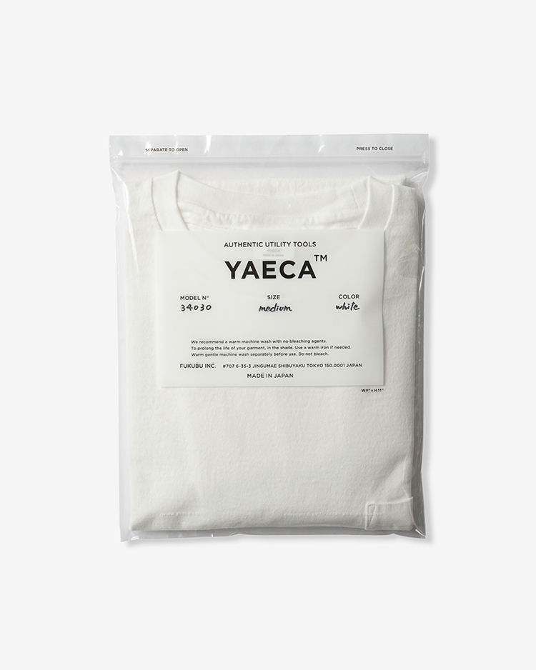 YAECA (MEN) / CREW NECK T-SHIRTS PK S/S / WHITE