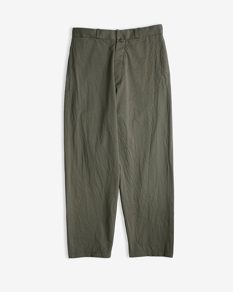 YAECA (MEN) / WIDE TAPERED - CHINO / OLIVE