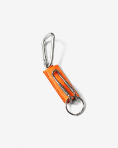  / CLIX - SPRING CLIP KEY HOLDER / ORANGE