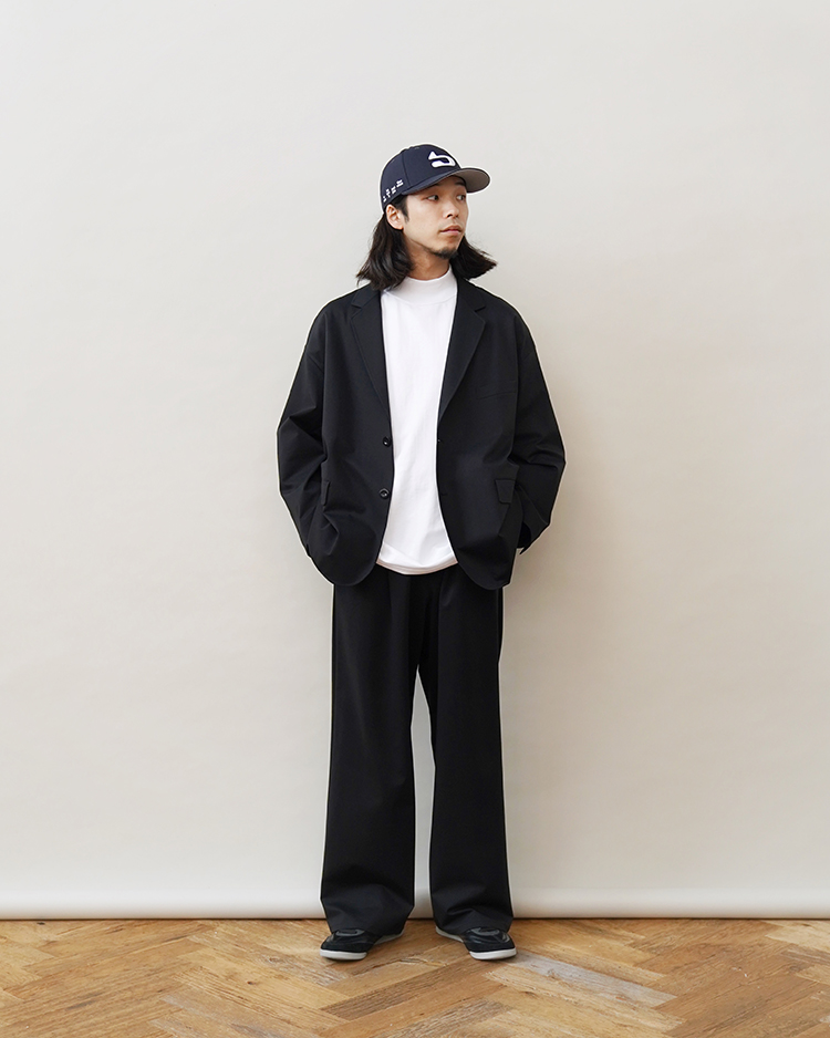 Compact Ponte Jacket / BLACK | Graphpaper (MEN)(グラフペーパー) | OUTER WEAR |  Dice&Dice | ONLINE STORE