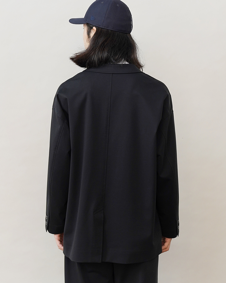 Compact Ponte Jacket / BLACK | Graphpaper (MEN)(グラフペーパー) | OUTER WEAR |  Dice&Dice | ONLINE STORE