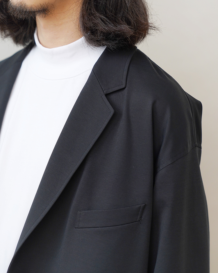 Compact Ponte Jacket / BLACK | Graphpaper (MEN)(グラフペーパー) | OUTER WEAR |  Dice&Dice | ONLINE STORE