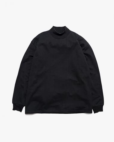  / L/S Mock Neck Tee / BLACK