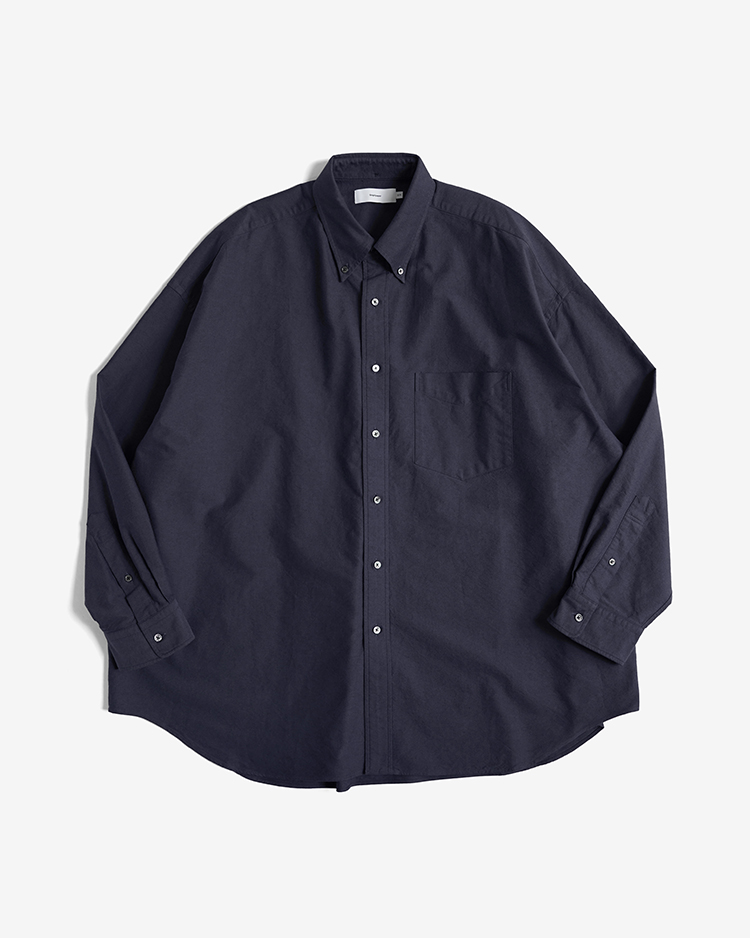 Oxford L/S Oversized B.D Shirt / NAVY | Graphpaper (MEN)(グラフペーパー) | SHIRTS  | Dice&Dice | ONLINE STORE