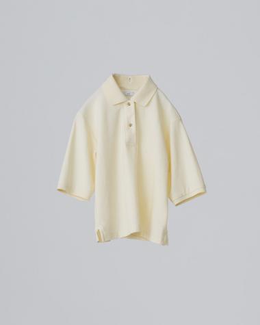  / polo short sleeve / cream