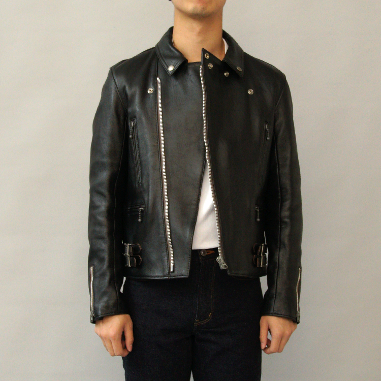 SHEEP-SKIN DOUBLE RIDERS JACKET(AD-02) | ADDICT CLOTHES(アディクト クローズ) | OUTER  WEAR | Dice&Dice | ONLINE STORE