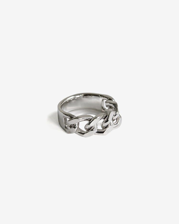 Garden of eden / CURB CHAIN ID RING(M/9mm)(ED-VG17-CR02M)