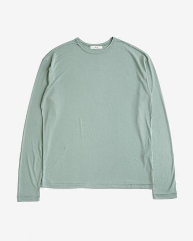  / MODAL SILK JERSEY CREWNECK PULLOVER / MINT