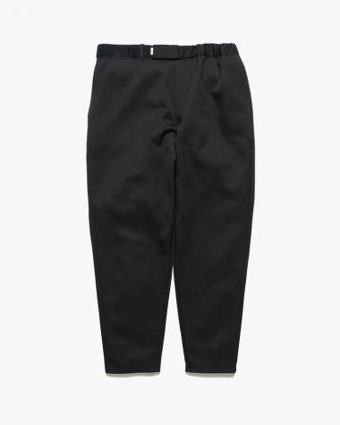  / Scale Off Wool Chef Pants / BLACK