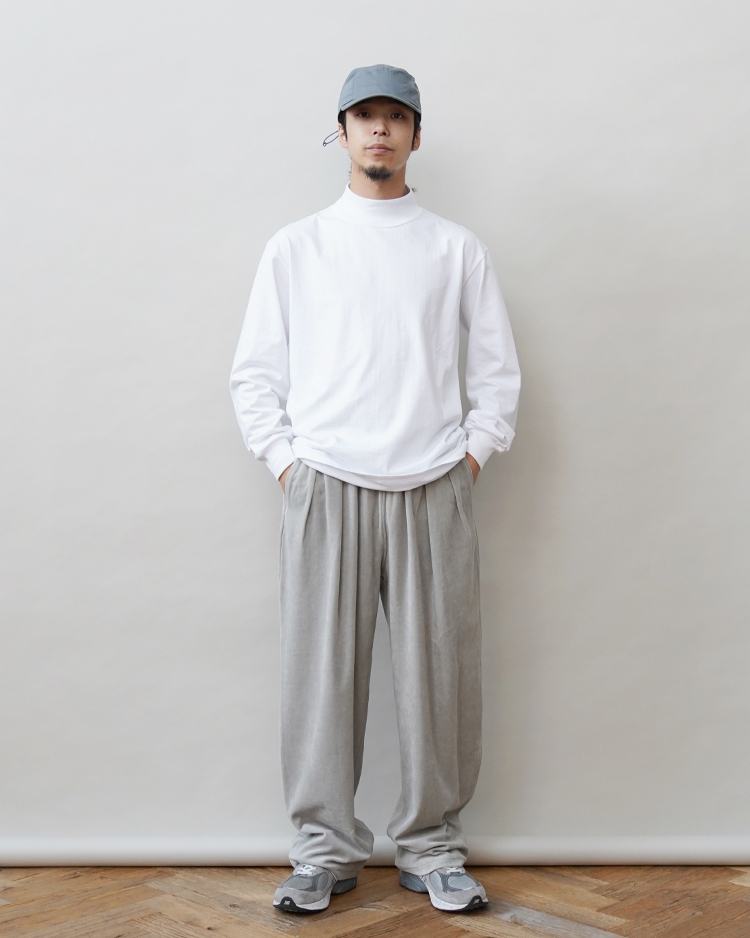 Compact Velour Easy Pants / LT.GRAY | Graphpaper (MEN)(グラフペーパー) | BOTTOMS |  Dice&Dice | ONLINE STORE