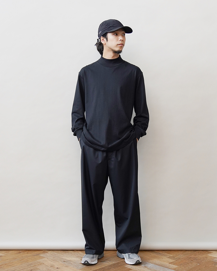 Fine Wool Tropical Easy Wide Pants / BLACK | Graphpaper (MEN)(グラフペーパー) |  BOTTOMS | Dice&Dice | ONLINE STORE