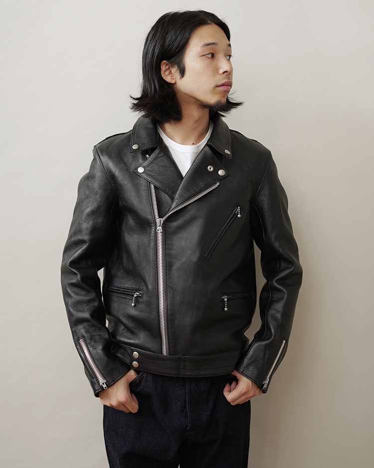 SHEEPSKIN BMC JACKET / BLACK (AD-10 遅い S/BLK) Addict Clothes(アディクトクローズ)