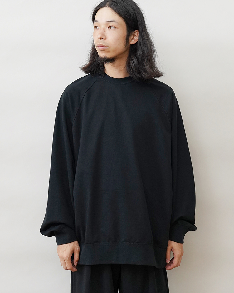 Ultra Compact Terry Crew Neck Sweater / BLACK | Graphpaper (MEN)(グラフペーパー) |  SWEAT | Dice&Dice | ONLINE STORE