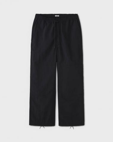  / Nylon Cloth String Trousers / BLACK