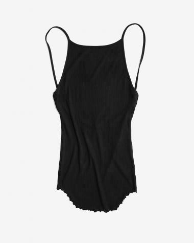  / Back open camisole / 242ZOE-CU01 / black