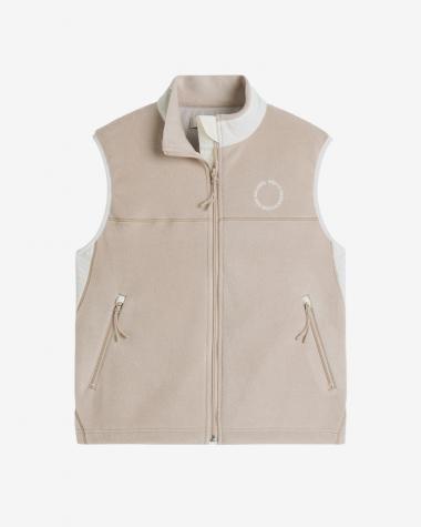  / Fleece Vest / BEIGE