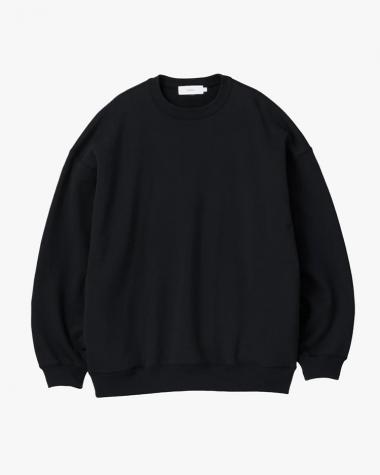  / AZUMA Terry Crew Neck Sweat / BLACK