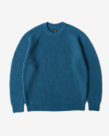  / SIGNATURE CREW NECK / BLUE