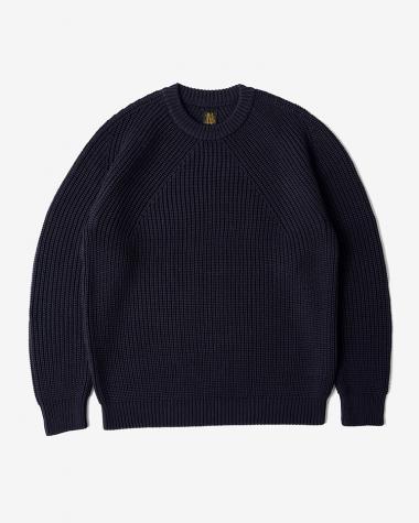  / SIGNATURE CREW NECK / NAVY