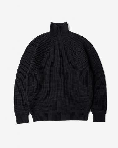  / SIGNATURE TURTLE NECK / BLACK