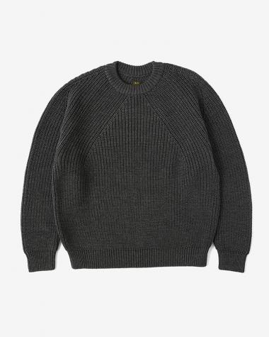  / SIGNATURE CREW NECK / CHARCOAL