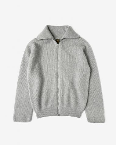  / CASHMERE FOX DRIVERS KNIT / GRAY