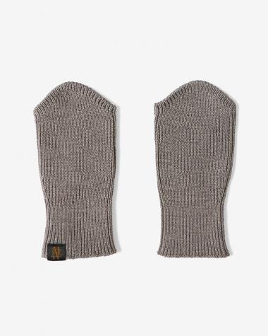  / SOLID WOOL HAND WARMER / GREIGE