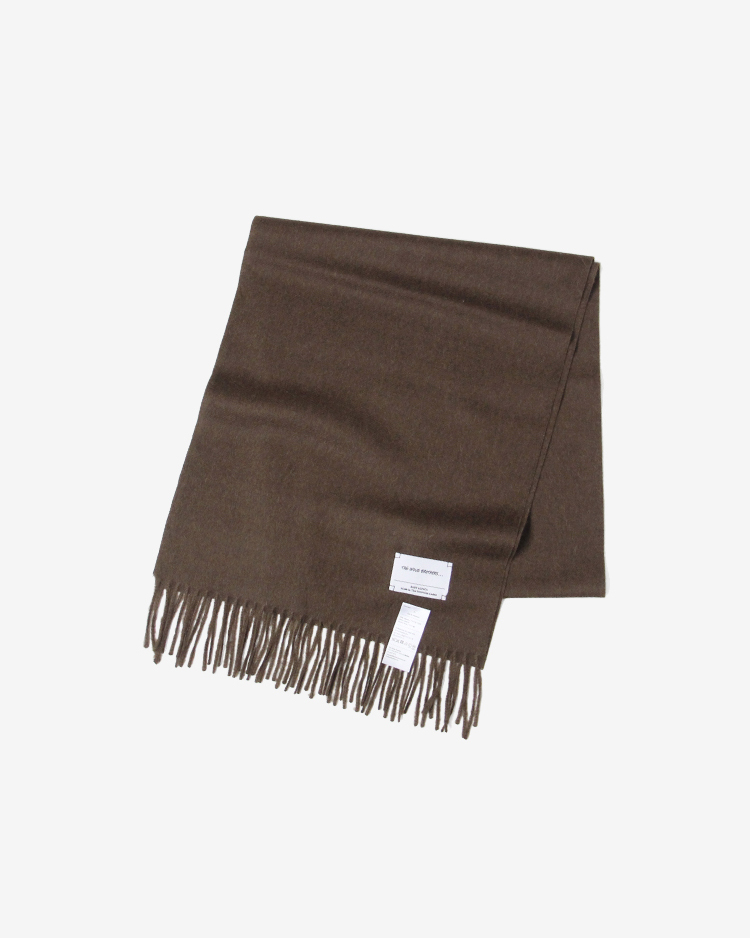 THE INOUE BROTHERS... / Brushed Scarf / BROWN