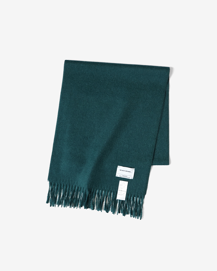 THE INOUE BROTHERS... / Brushed Scarf / TEAL