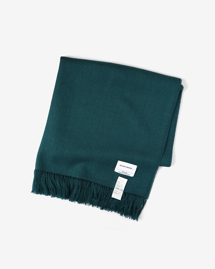 THE INOUE BROTHERS... / Non Brushed Large Stole / TEAL