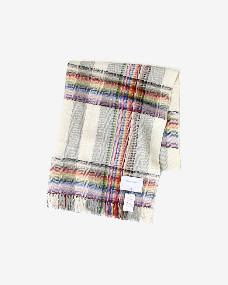 THE INOUE BROTHERS... / Multi Colored Scarf / WHITE