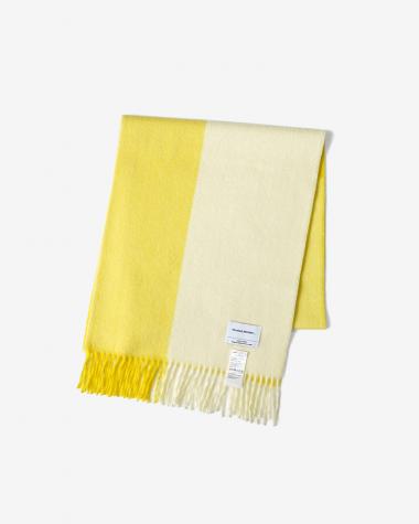  / Brushed Scarf / BLOCK YELLOW