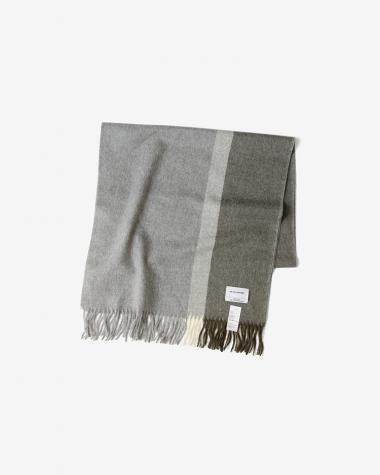  / Brushed Scole Stripe / GREY x KHAKI