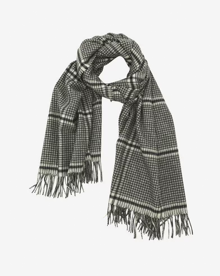 YLÈVE(MEN) / YLÈVE × THE INOUE BROTHERS / BABY ALPACA STOLE / SAGE x BLACK