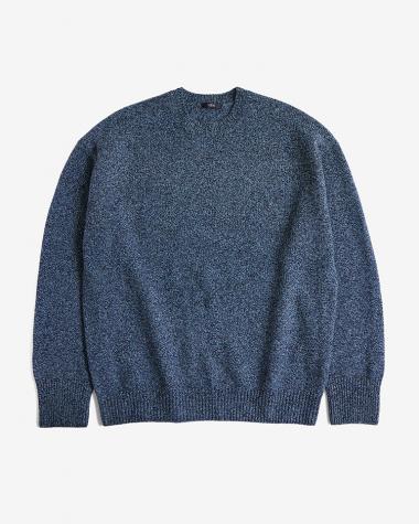  / WOOL CASHEMERE KN P/O / BLUE