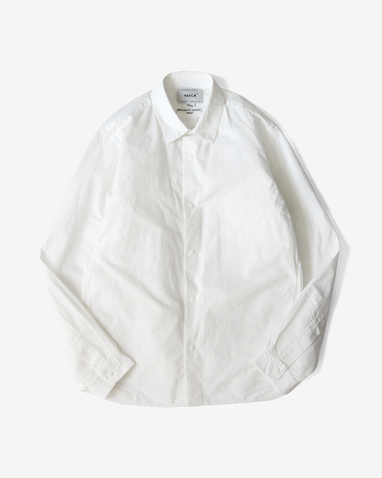 YAECA (MEN) / STANDARD - COMFORT SHIRT / WHITE