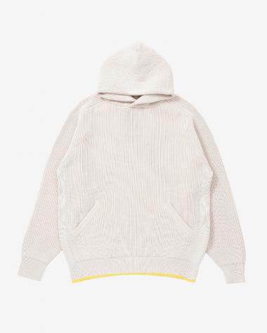  / Knit Hoodie / IVORY