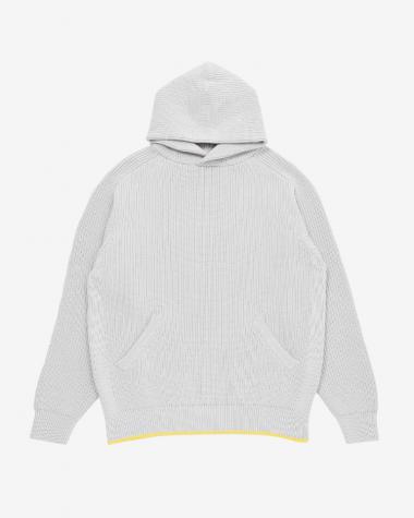  / Knit Hoodie / GREY