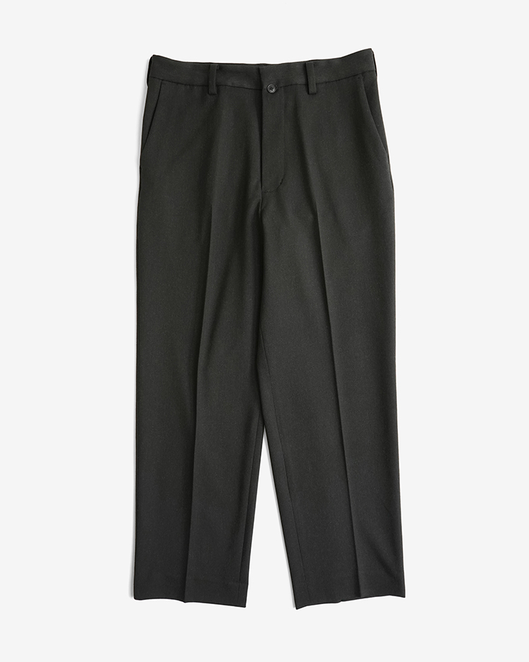 YAECA (MEN) / WIDE TAPERED - 2WAY PANTS / D.CHARCOAL