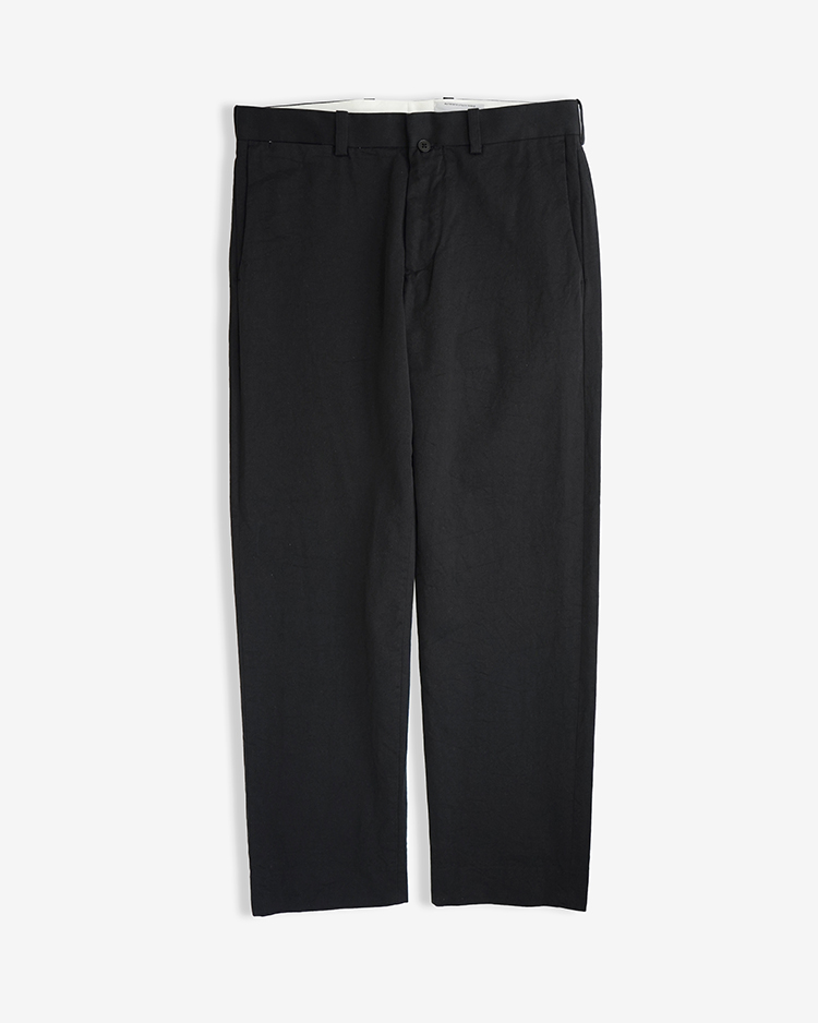 YAECA (MEN) / STANDARD - CHINO / BLACK