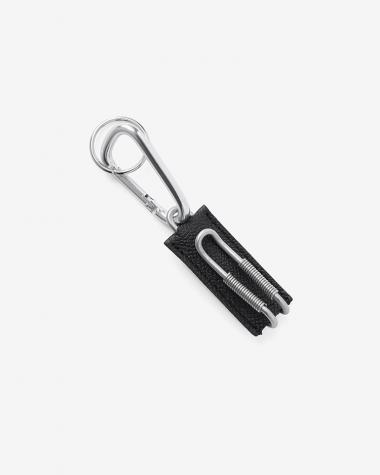  / CLIX - SPRING CLIP KEY HOLDER / BLACK