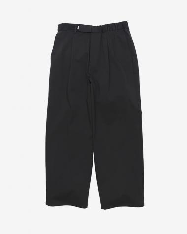  / Compact Ponte Wide Chef Pants / BLACK