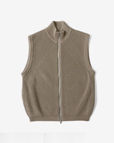  / SIGNATURE DRIVERS VEST / TAUPE