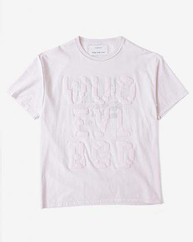  / Overdyed and Printed T-shirt We Buy Gold / LILAC