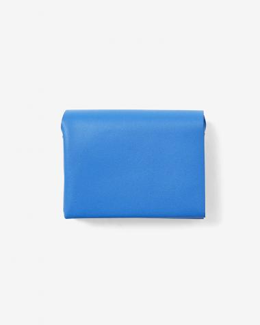  / THIN -FLAP TRIFOLD WALLET / BLUE