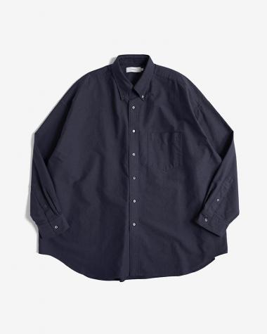  / Oxford L/S Oversized B.D Shirt / NAVY